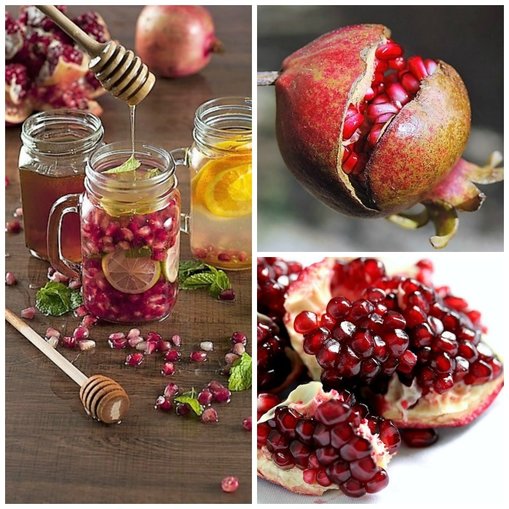 Get the health benefits of pomegranate juice and how to juice a pomegranate.