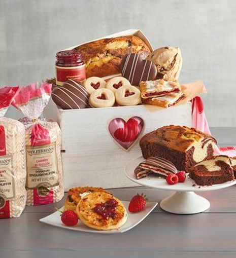 Baked goods gift crate